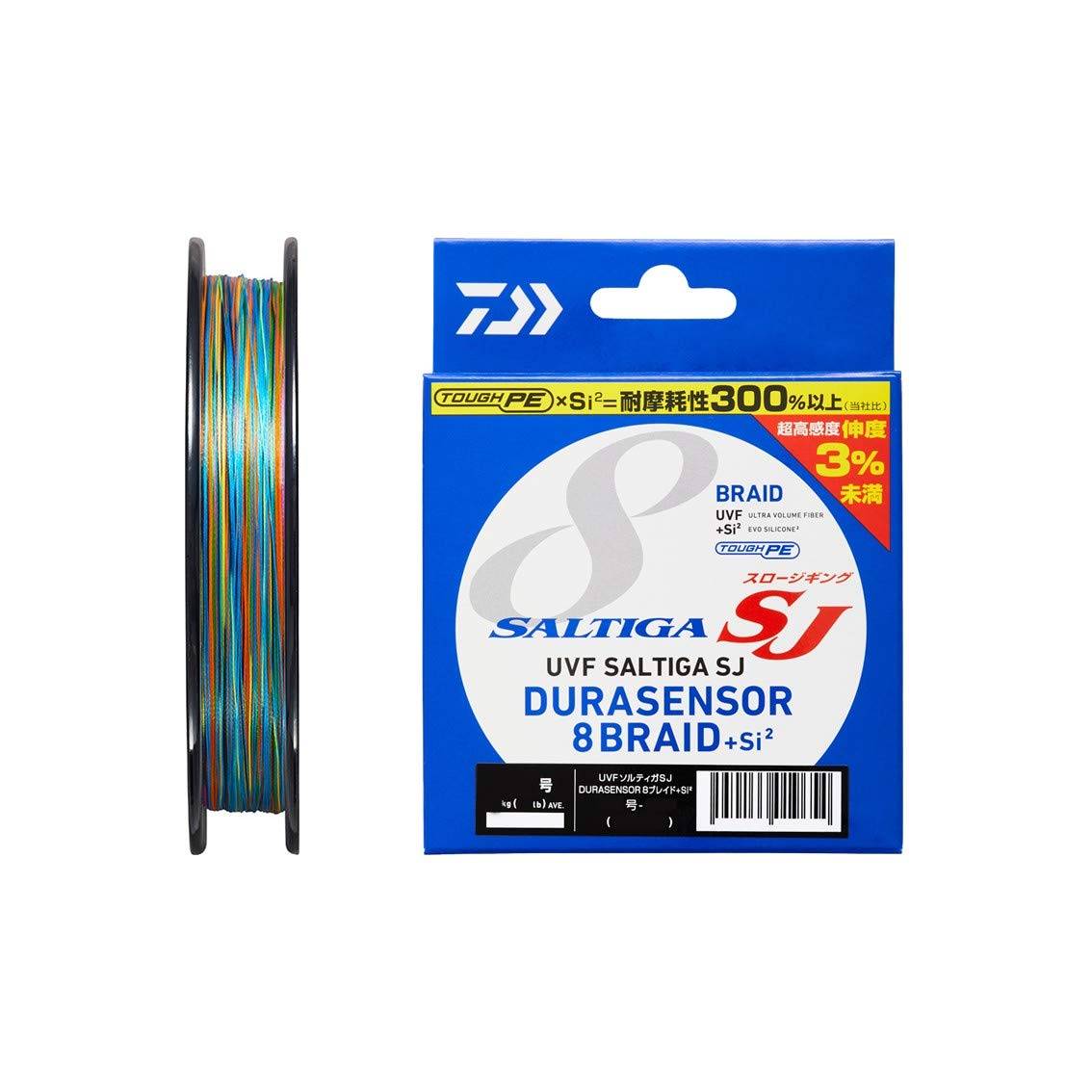 DAIWA PE-lina UVF Saltiga SJ Dura sensor x 1200m 5 färger färg 8+Si2 1.2 (med märkning)