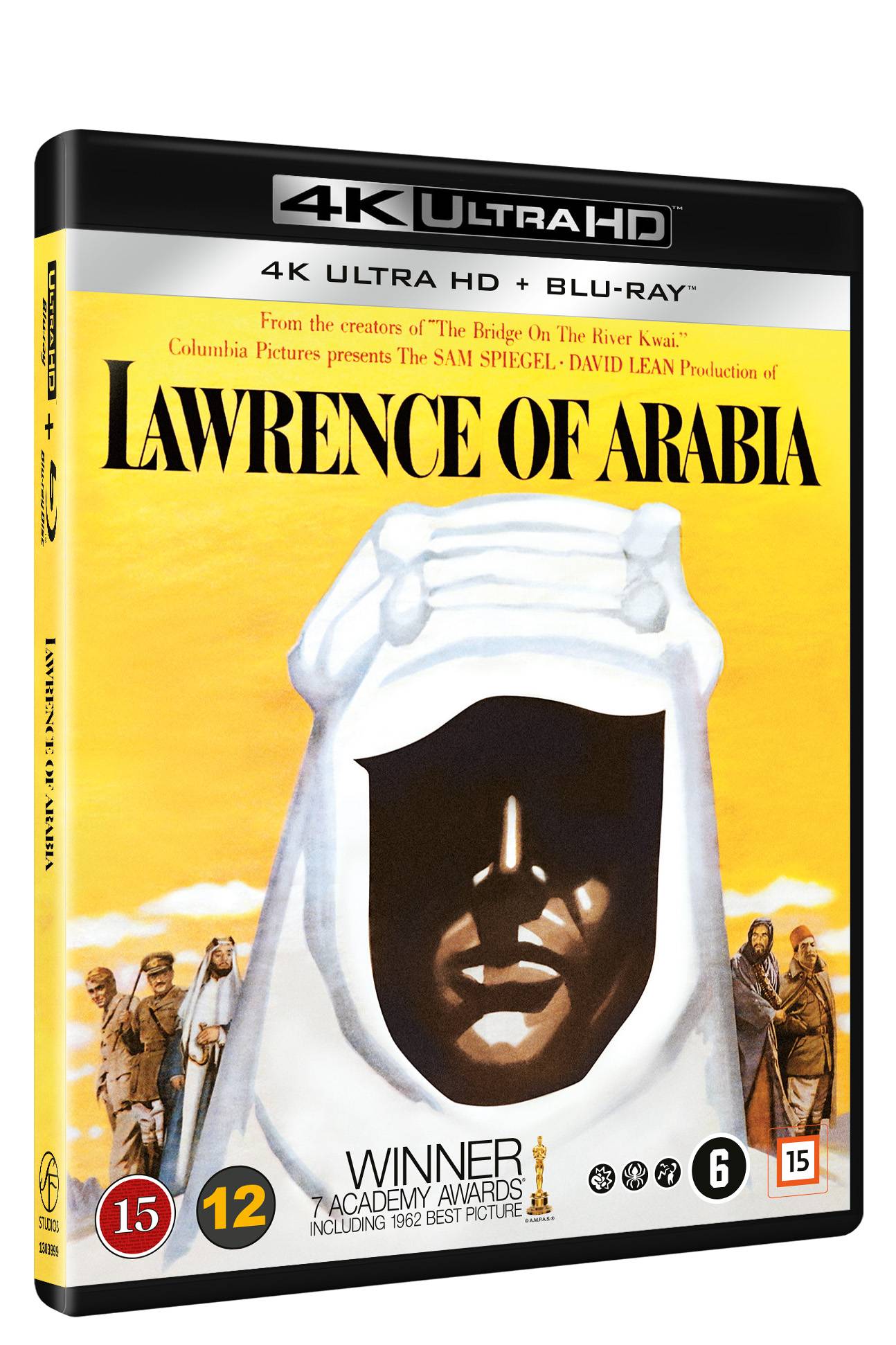 Lawrence of Arabia (4K Ultra-HD + Blu-ray) (Nordic) (4 DISC edition)