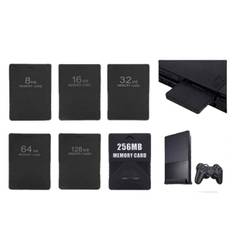 Til PS2 64mb Hukommelseskort PS2 128m Hukommelseskort PS2 32M Hukommelseskort Hukommelseskort 16M PS2 Black 256MB