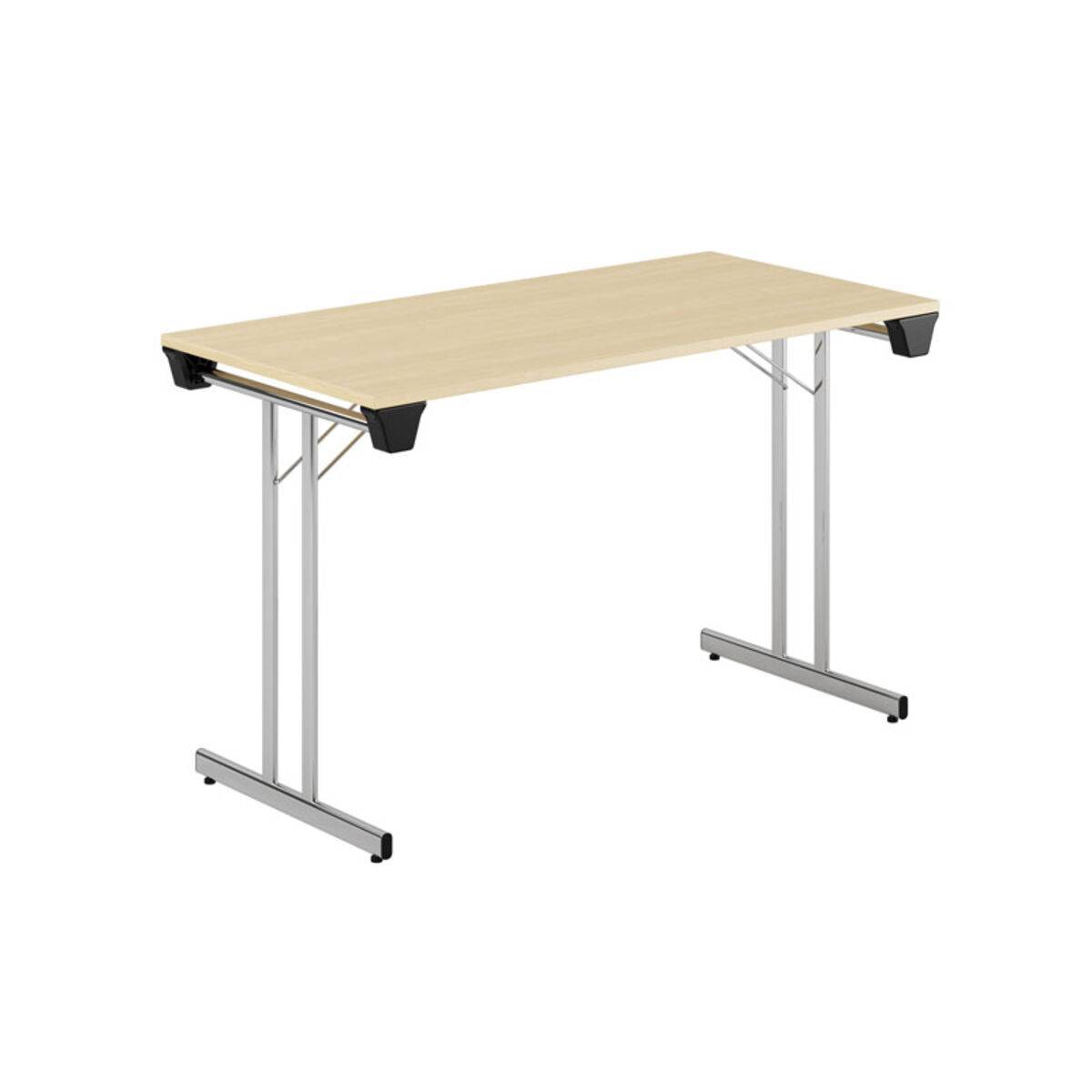 Dinner Style - 120x60cm - Sammenklappeligt bord - Birk-krom.