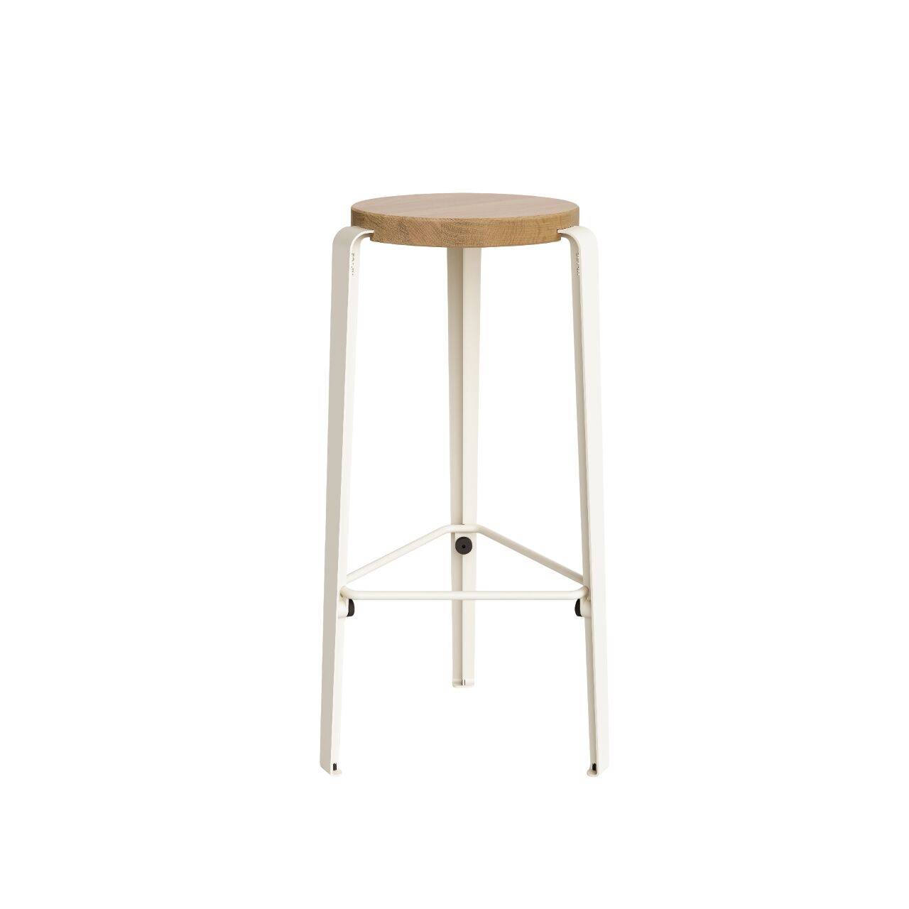 TipToe BIG LOU Skammel Egetræ/Cream White