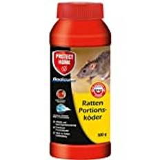 PROTECT HOME Rodicum Ratten Portionsköder, vorportionierte Rattenköder, 500 g Dose