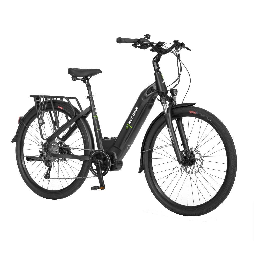 Elcykel Ecobike D2 City Sort – Centermotor Sort 14Ah 48V 672Wh.
