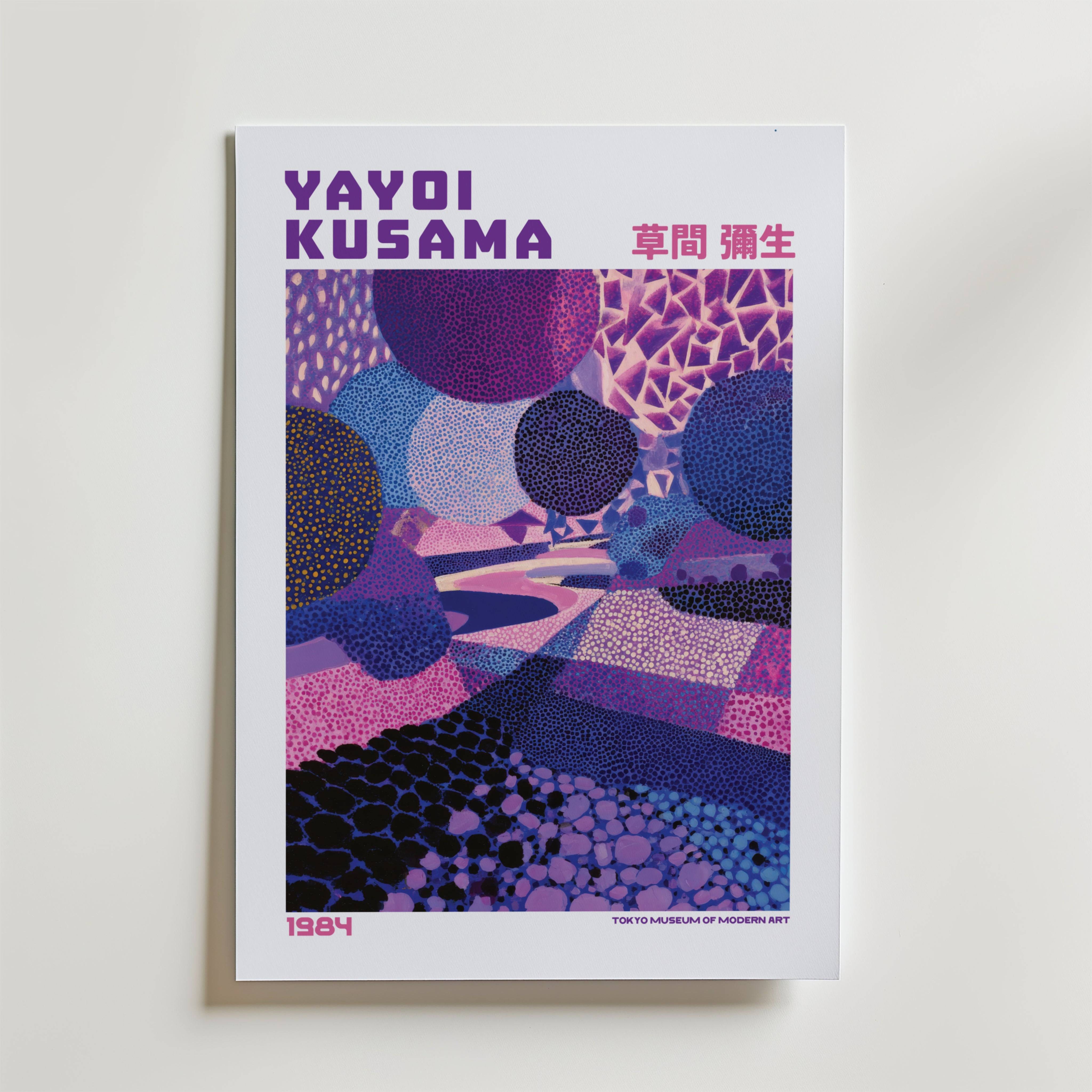 Yayoi Kusama Cosmic Path Poster - Fine Art Poster 21x30 cm