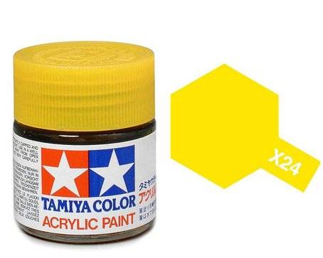 Tamiya, X24, Clear Yellow, Transparent