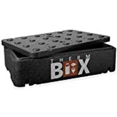 THERM BOX Thermobox platt 21,5-liters isolerad låda termobox håll värmen låda kylbox frigolitlåda GNL Insida: 54 x 34 x 11cm Återanvändbar