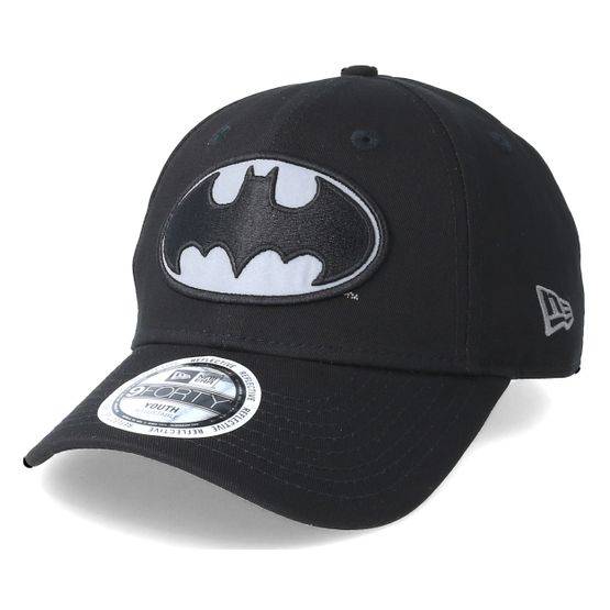 New Era - Svart adjustable Keps - Kids Junior Reflect Batman Black Adjustable @ Hatstore