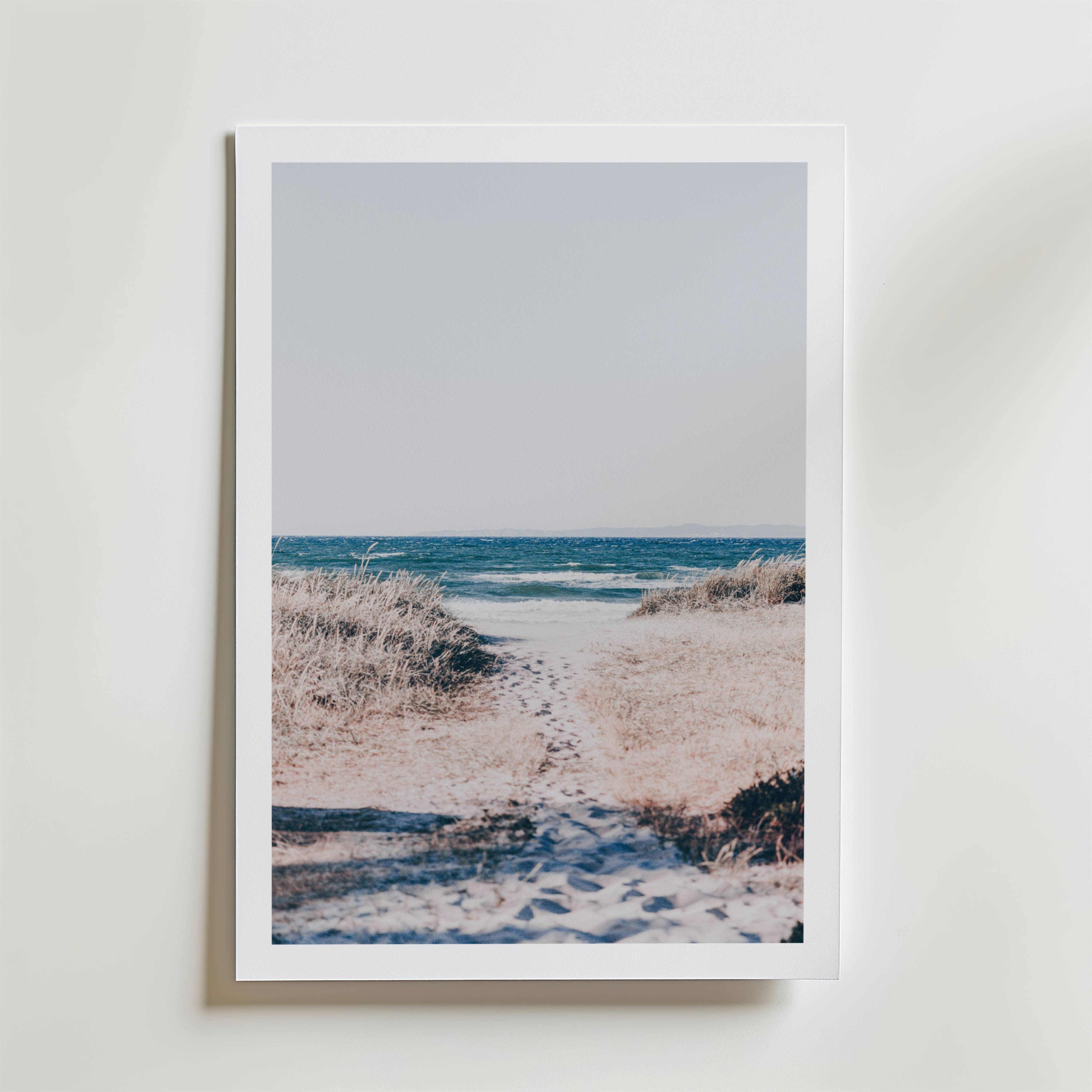 Coastal Pathway Poster - Fine Art Poster 13x18 cm