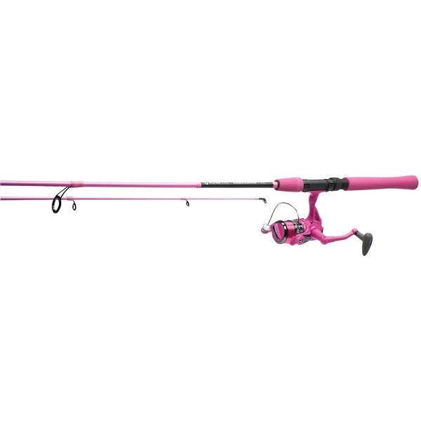 Kinetic RamaSjang 5.6ft fiskestang 5-24g med hjul pink.
