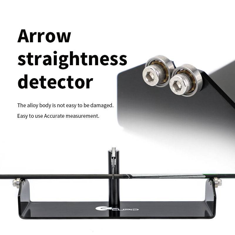 Bow and Arrow Straightness Detector Alloy Arrow Spine Tester Simple and Convenient Outdoor Hunting Shooting Archery Accessories