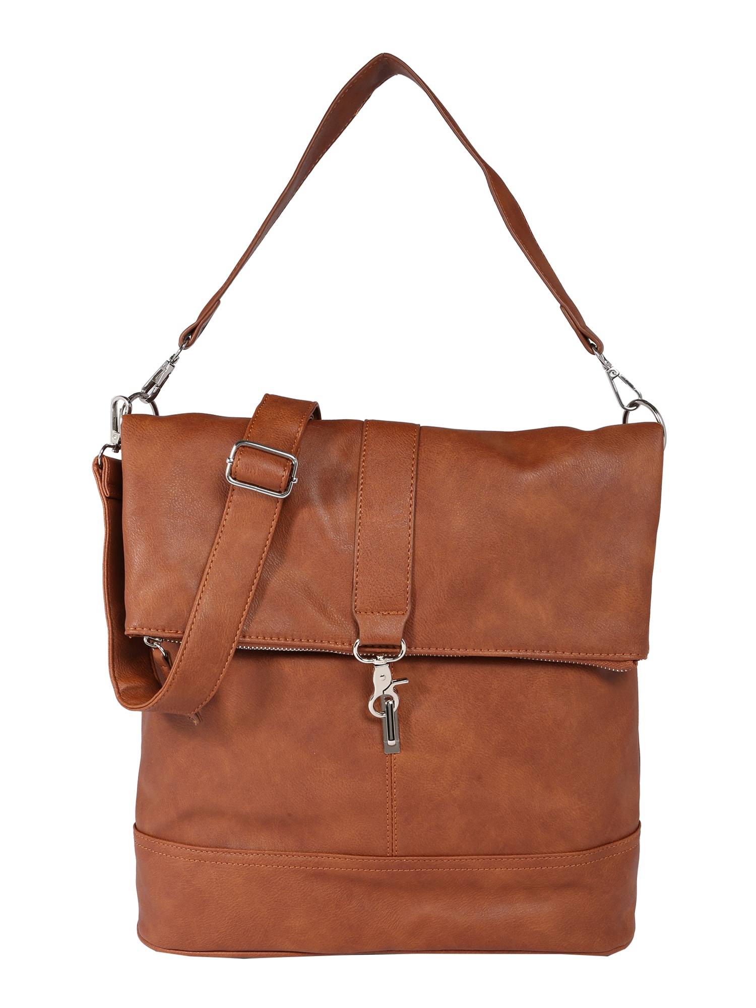 ABOUT YOU Skuldertaske 'Jasmin'  cognac