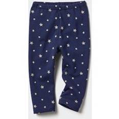 Uniqlo - Toddler's Fleece Star Print Leggings - Blue - 12-18 Mo - Navy