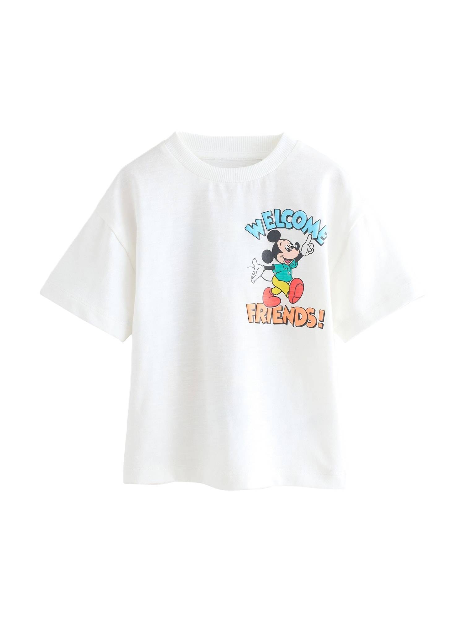 Next Shirts 'Mickey Mouse'  lyseblå / grøn / rød / hvid