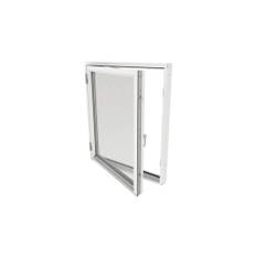 Sidohängt fönster OUTLINE HFS 3-glas fönster vit 6x6