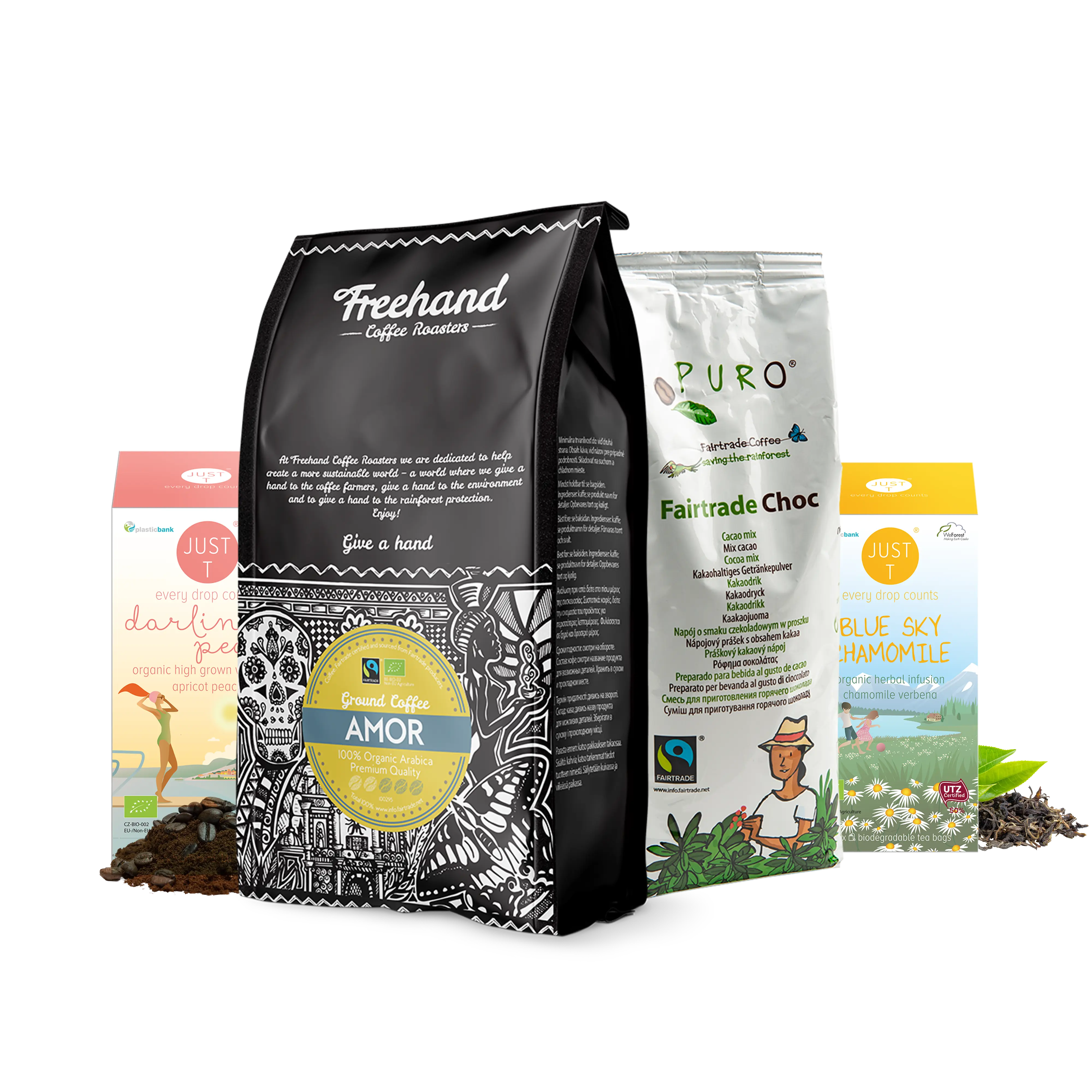 Allround smagskassen - Filterkaffe, Kakao & Te.