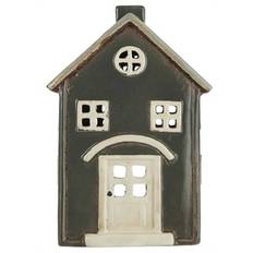 Nyhavn hus t/fyrfadslys - B: 7½ cm H: 21 cm L: 12 cm