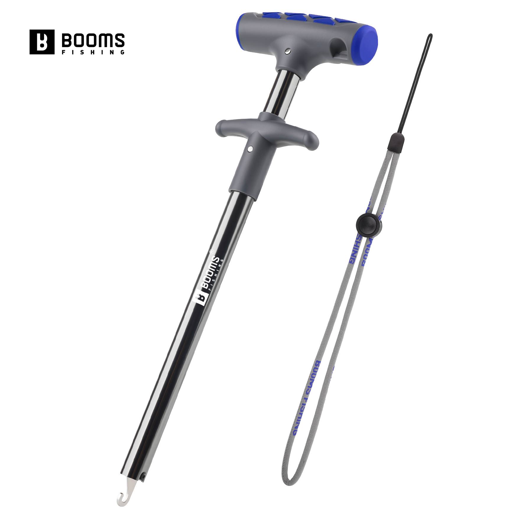Booms Fishing XW20 Stainless Steel Long Fish Hook Remover Reach Dehooker 24cm Seawater Fishing Tool Tackle Accessories with Rope