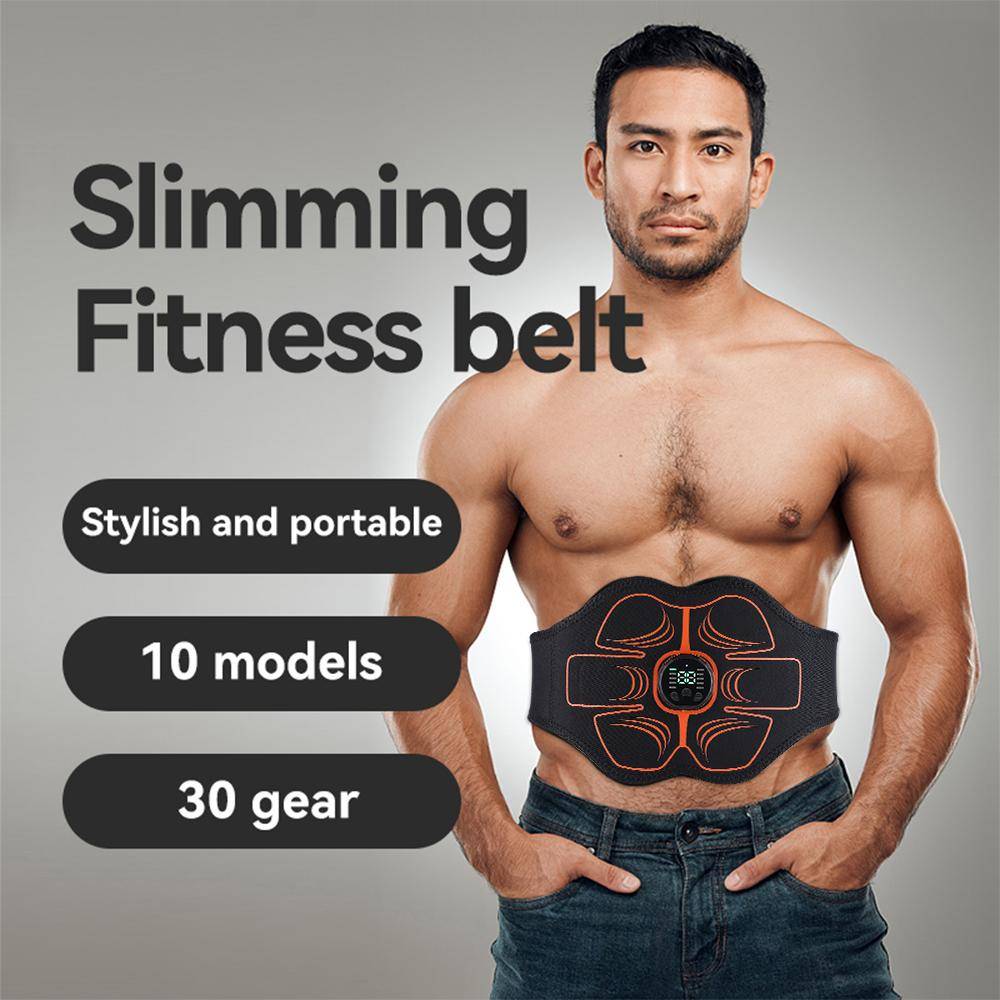 EMS trådlös muskelstimulator Uppladdningsbar Fitness Höft Magträning Elektrisk Viktminskning Klistermärken Kroppsbantning Massager