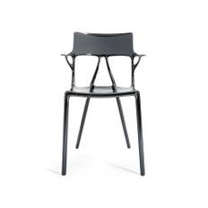 Kartell - A.I. Chair, Titanuim - Spisebordsstole - Philippe Starck - Sølv - Plast