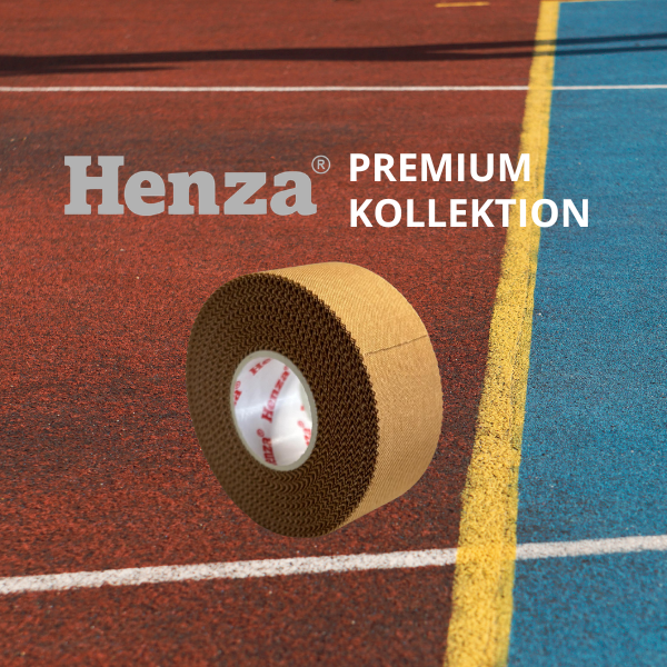 Henza® Premium Sportstape - Brun - 2,5 cm x 10 m