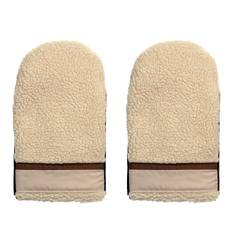 KongWalther Barnvagnshandskar - Østerbro - Teddy Creme Blockerin - KongWalther - One Size - Handskar