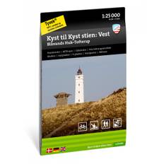 Kyst till Kyst stien – Vest 1:25.000