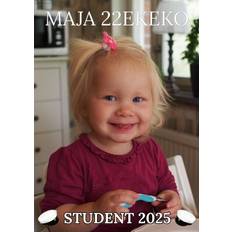 Studentskylt 50x70 Två Mössor