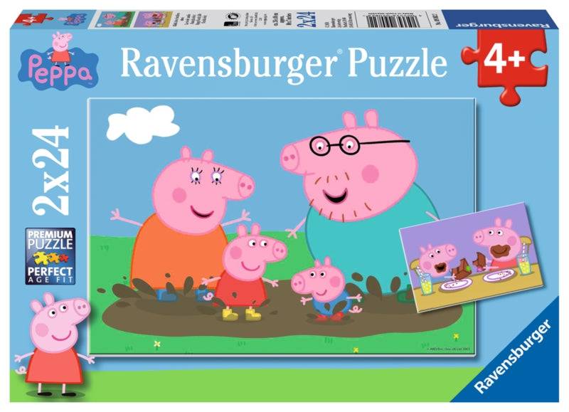 Ravensburger pussel - Peppa Pig Happy Family Life 2x24 bitar Default Title