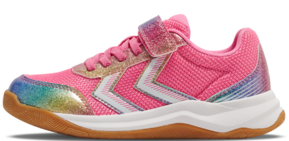 Hummel Multiplay Flex 2.0 Velcro indendørssko til børn - Pink-A-Boo-32