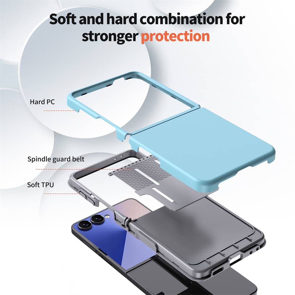 Luxury Ultra Thin Liquid PC Case For Samsung Galaxy Z Flip 8 7 6 5 Slim Matte Phone Shockproof Cover For Samsung Galaxy Z Flip7