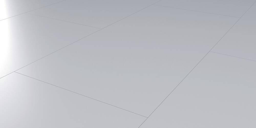 SPC vinyl klikgulv - D3550 Uni Grå mat flise.