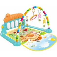 2 in 1 baby kick and play piano gym mat rack musik fitness rack play crawling mat tidig pedagogisk leksak för 0 ~ 36 månader barn