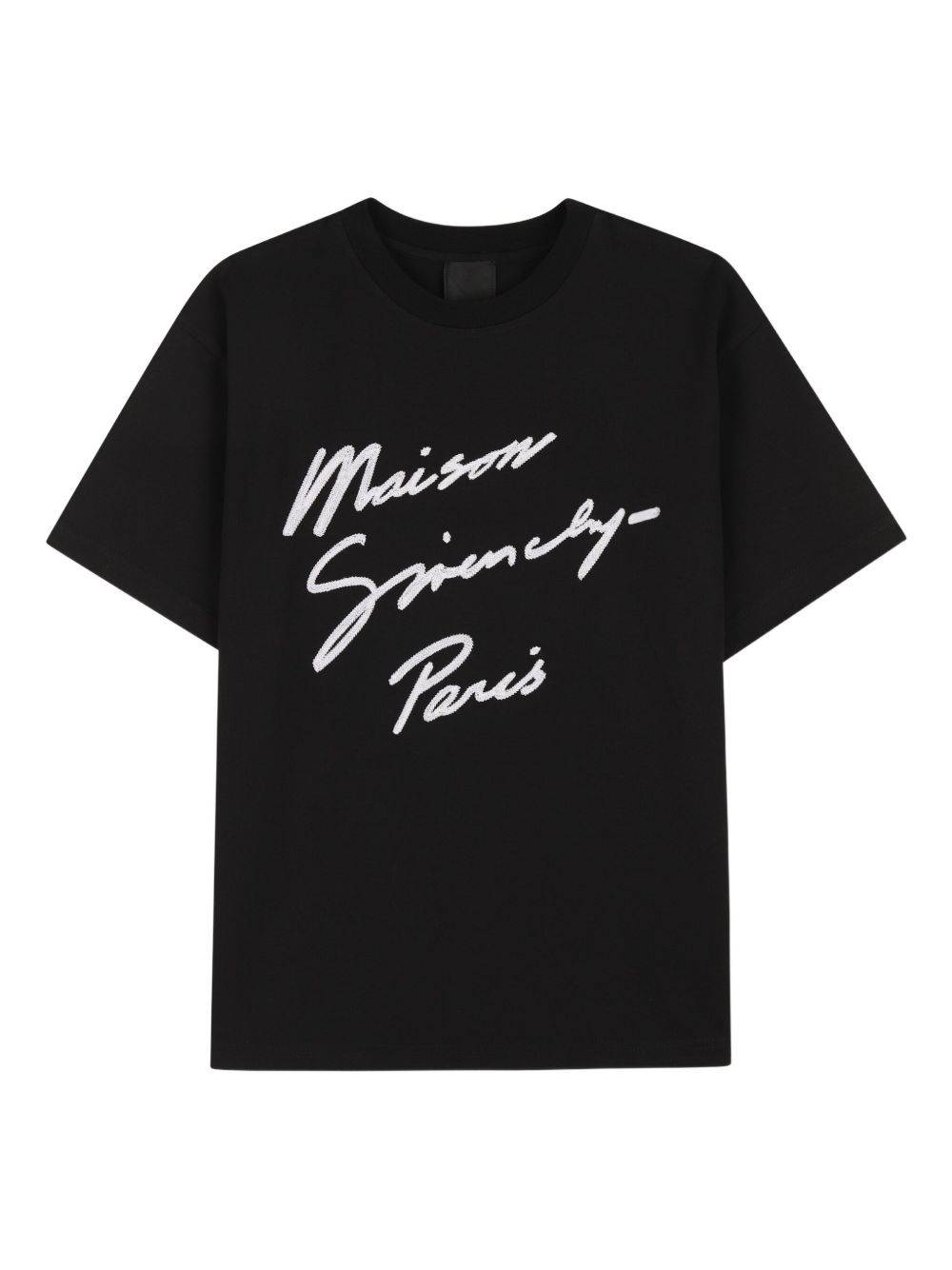 Givenchy Kids - t-shirt med logotyp - barn - ekologisk bomull - 12 - Svart