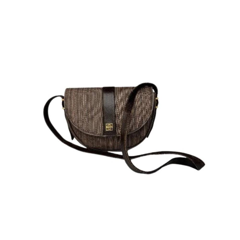 Givenchy Pre-owned Pre-owned Læder Cross Body Taske - Vintage - Dame - Brun - ONE SIZE - Læder