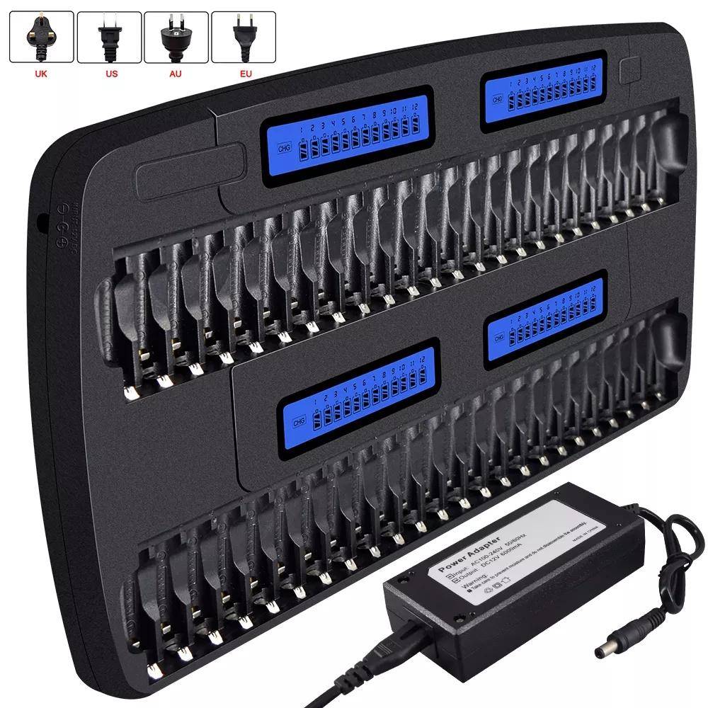 PALO Multiple Universal Snabb Smart Intelligent laddare AA AAA batteriladdare för 1,2V AA AAA NiMH NiCD uppladdningsbart batteri