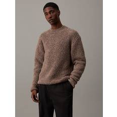 Boucle Mock Neck Jumper - Grey - XS