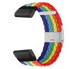 Flettet Urrem Garmin Quatix 6 - Pride