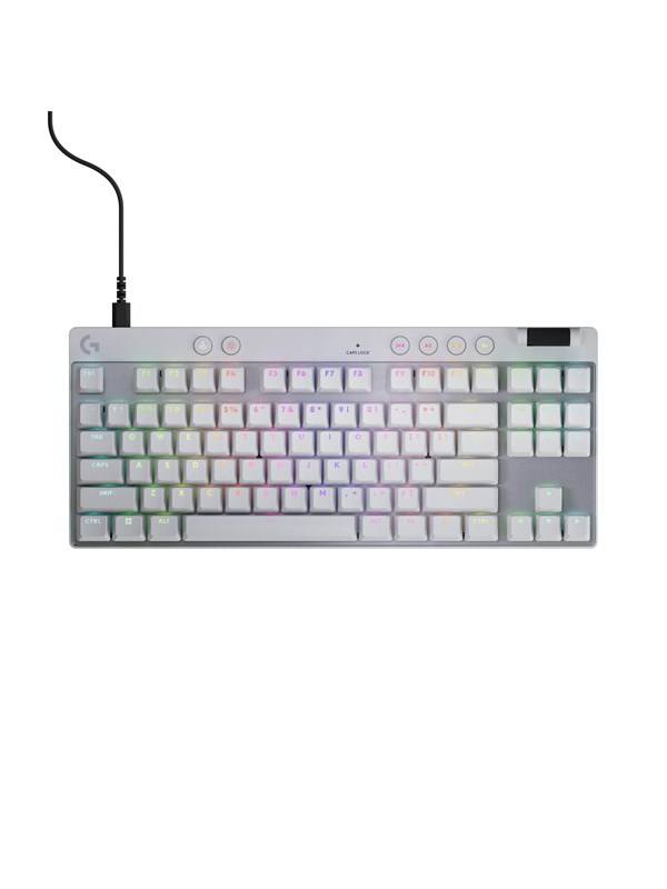 Logitech G PRO X TKL - Linear - Linear - Gaming Tangentbord - Tysk - Vit