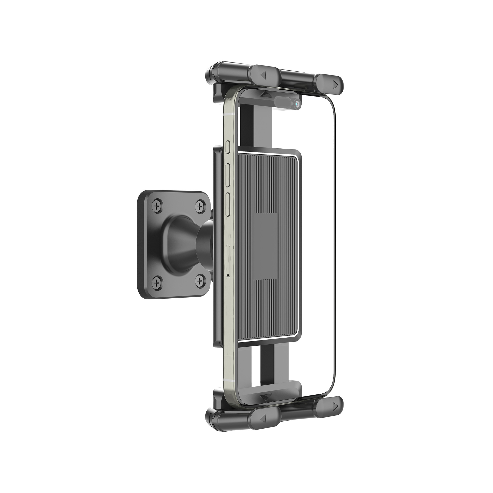 360° Rotation Tablet Wall Mount Sturdy Base Kitchen Compatible Stand for iPad iPhone All 4.7-15 Inch Tablets