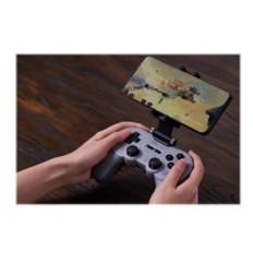 8Bitdo Pro 2 - Hall Effect Joystick - gamepad - trådløs - Bluetooth - grå - for Nintendo Switch, PC, Steam, Raspberry Pi