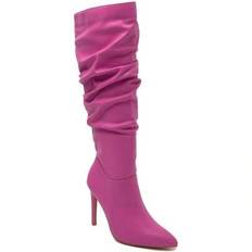 Gröna plisserade stövlar med stilettklack – djärv och feminin elegans - Rosa 6843 (EUR36,EUR37,EUR38,EUR39,EUR40,EUR41)