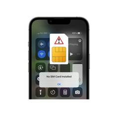 iPhone XR byte av SIM-kort läsare