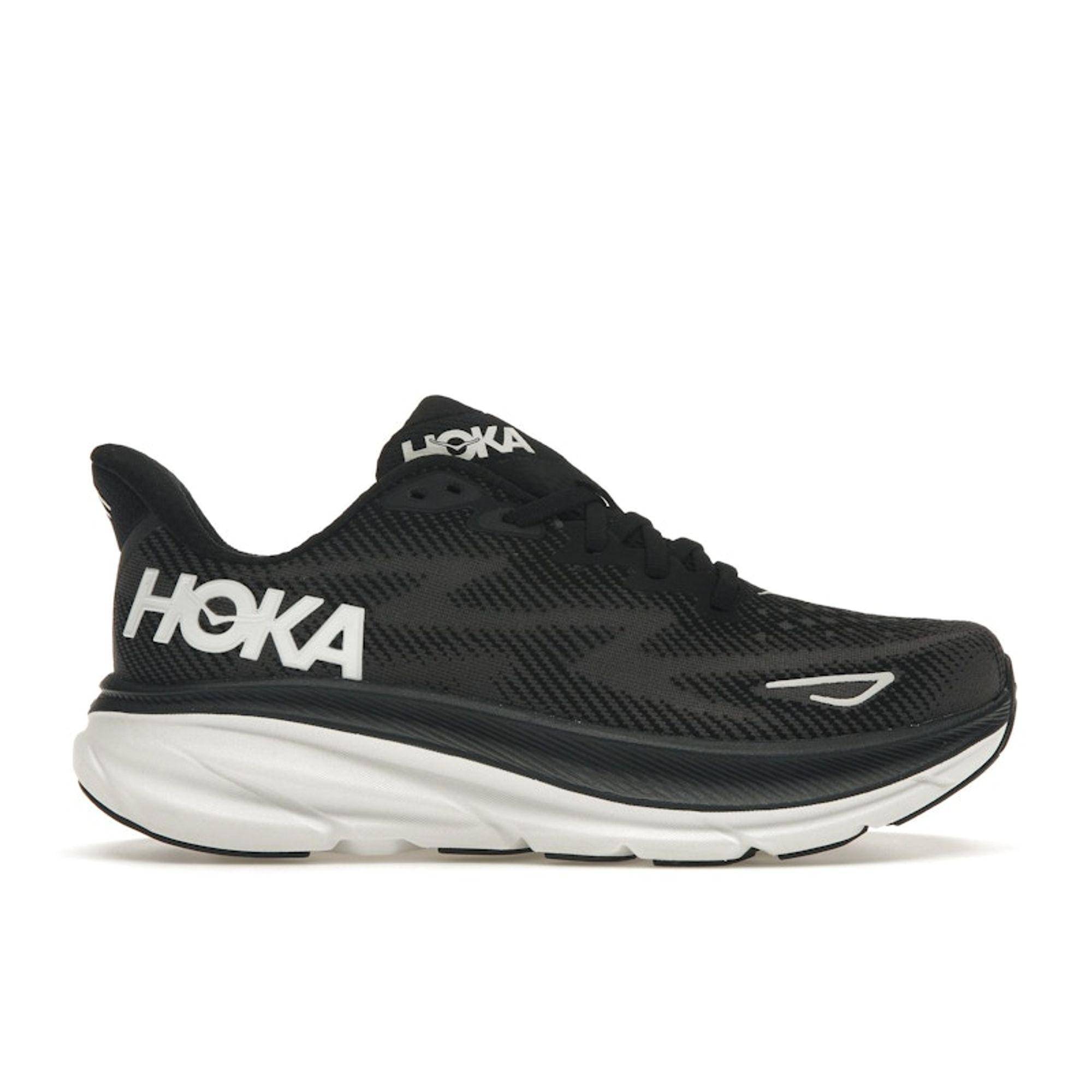 HOKA Clifton 9 Svart Vit Dam Sneakers 1127896-BWHT cm black
