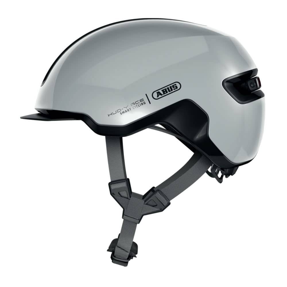 Japanese ABUS Bicycle Helmet Road Bike Urban Helmet ACE Adult Size M Race Gray M [Genuine Product] HUD-Y (54-58cm)