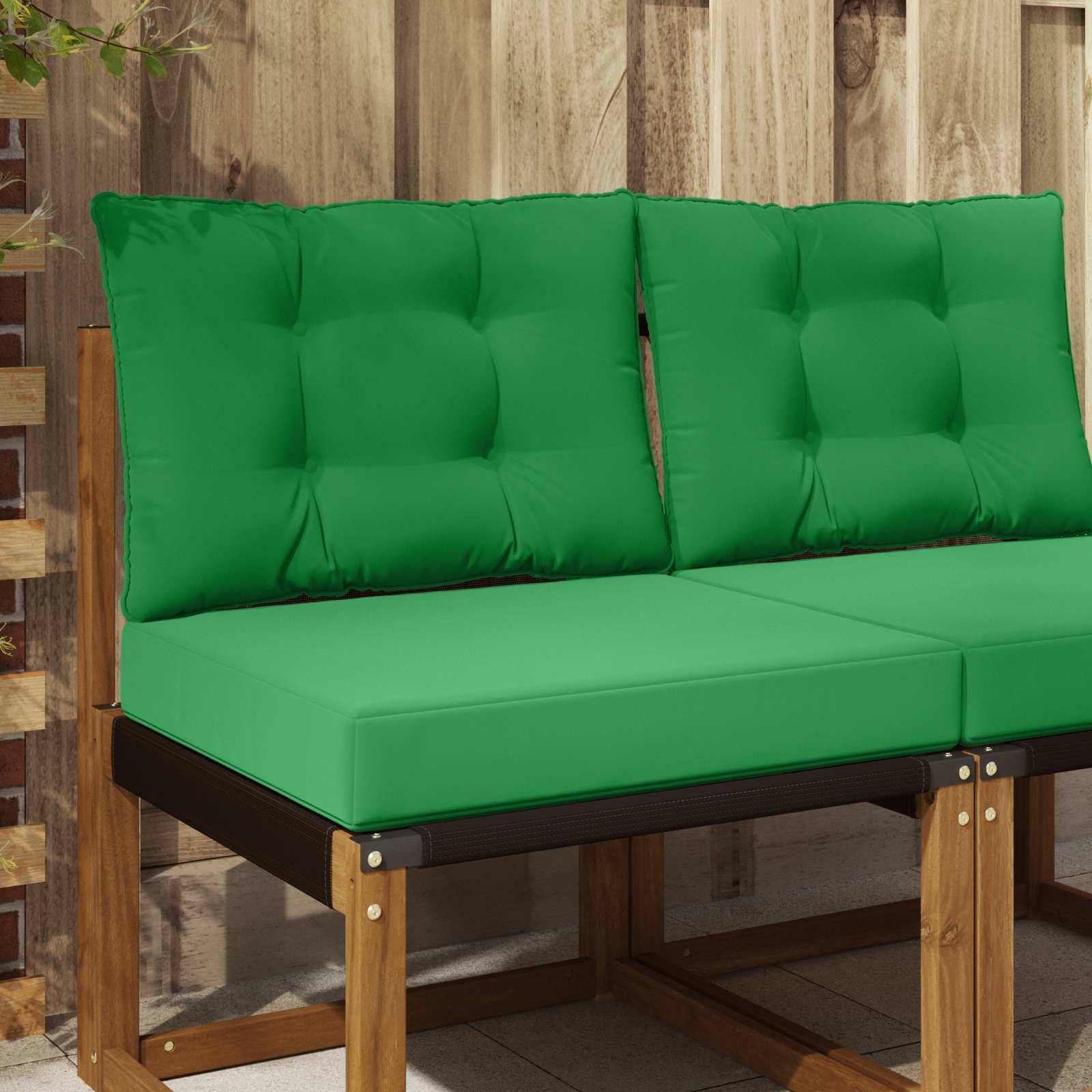 vidaXL Utomhus Soffa Kudde Polyester Grön 60 x 50,5 x 8 cm