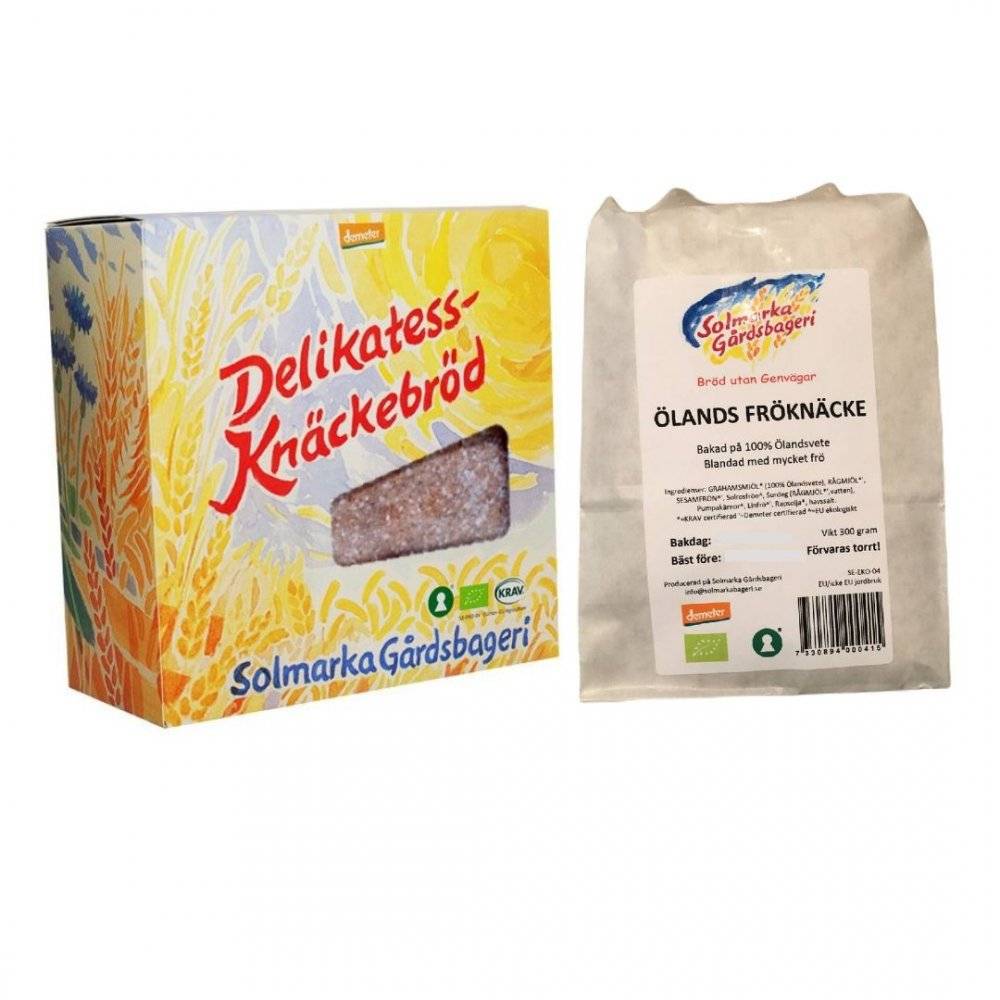 Delikatessknäckebröd 440 g + Ölands fröknäcke 300 g