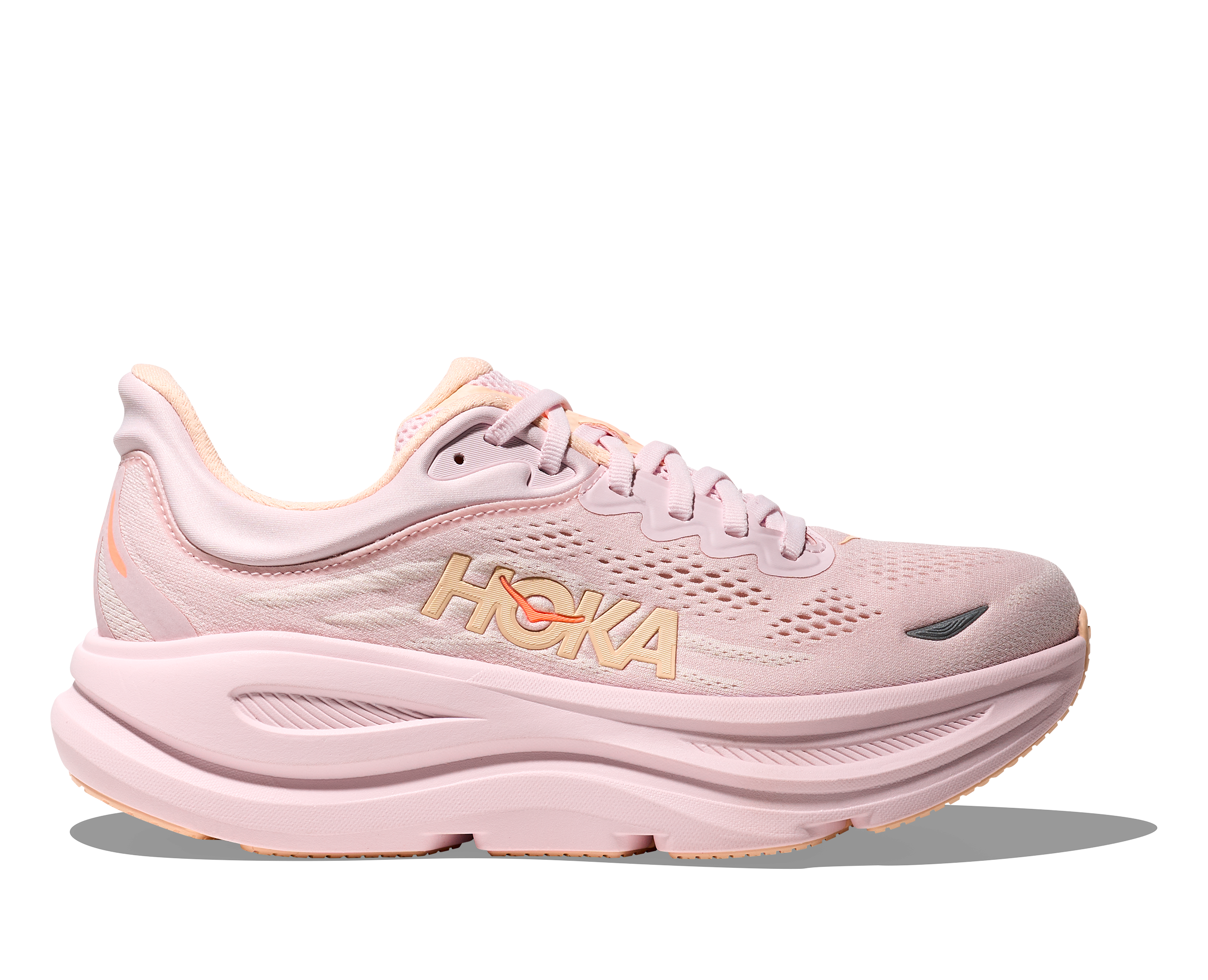 Hoka One One W Bondi 9 - Lilac Cream/Tangerine Glow