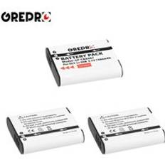 Li -90b li -92b batteri med laddare för olympus li 90b li92b tough tg -4 tg-6 tg-5 tg-2 tg-1 ihs sh -1 sh-2 sh-60 sh-50 ihs, sp -100 - 3x batterier