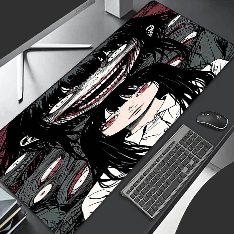 Thriller Manga Junji Ito Tomie0 Tema Premium Halkfri Musmatta med Sydda Kanter, Slitstarkt Gummimaterial, för Skrivbord & Spel Bra Gåvor