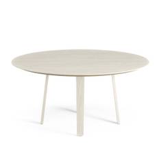 Matbord Divido, Utförande Vitpigmenterad lack, Storlek Ø 150 cm